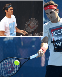 Roger Federer different prototype tennis racquets 2013