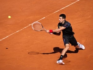 Novak Djokovic (SRB) def. Victor Hanescu (ROU) Roland Garros 2011 - mercredi 25 mai - 2ème tour - Court Philippe Chatrier