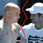djokovic split from andre agassi tennis 2018